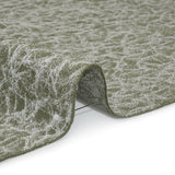 Satin-Faced Jacquard - Sage Cracked - British Imported)