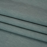 Linen Look Recycled Polyester and Cotton Woven - Azure - British Imported