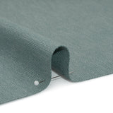 Linen Look Recycled Polyester and Cotton Woven - Azure - British Imported