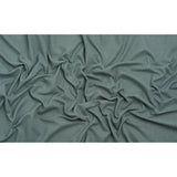 Linen Look Recycled Polyester and Cotton Woven - Azure - British Imported