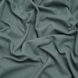Linen Look Recycled Polyester and Cotton Woven - Azure - British Imported
