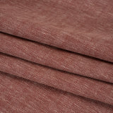 Linen Look Recycled Polyester and Cotton Woven - Berry - British Imported
