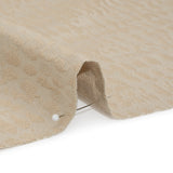 Rows of Spots Recycled Polyester and Cotton Drapery Jacquard - Flax - British Imported