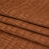 Rows of Spots Recycled Polyester and Cotton Drapery Jacquard - Henna - British Imported