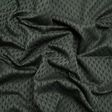 Honeycomb Stripes Recycled Polyester and Cotton Drapery Jacquard - Marine - British Imported