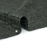 Rows of Spots Recycled Polyester Chenille Drapery Jacquard - Marine - British Imported