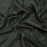 Rows of Spots Recycled Polyester Chenille Drapery Jacquard - Marine - British Imported