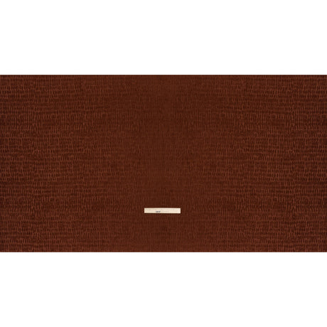 Rows of Spots Recycled Polyester Chenille Drapery Jacquard - Paprika - British Imported