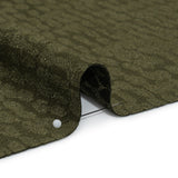 Rows of Spots Recycled Polyester Chenille Drapery Jacquard - Pine - British Imported