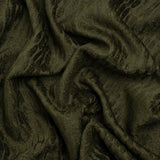 Rows of Spots Recycled Polyester Chenille Drapery Jacquard - Pine - British Imported