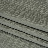 Rows of Spots Recycled Polyester Chenille Drapery Jacquard - Seafoam - British Imported