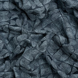 Circles and Slices Recycled Polyester and Cotton Drapery Jacquard - Danube - British Imported