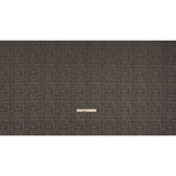 Circles and Slices Recycled Polyester and Cotton Drapery Jacquard - Flint - British Imported