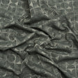 Circles and Slices Recycled Polyester and Cotton Drapery Jacquard - Ocean - British Imported