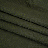 Stairstep Zig Zags Recycled Polyester and Cotton Drapery Jacquard - Emerald - British Imported