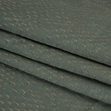 Stairstep Zig Zags Recycled Polyester and Cotton Drapery Jacquard - Ocean - British Imported