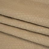 Stairstep Zig Zags Recycled Polyester and Cotton Drapery Jacquard - Putty - British Imported