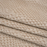 Stairstep Zig Zags Recycled Polyester and Cotton Drapery Jacquard - Sepia - British Imported