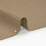 Diamond Tiles Recycled Polyester and Cotton Drapery Jacquard - Putty - British Imported