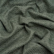 Diamond Tiles Recycled Polyester and Cotton Drapery Jacquard - Teal - British Imported