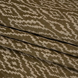 Geometric Recycled Polyester and Cotton Drapery Jacquard - Brass - British Imported