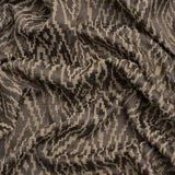 Geometric Recycled Polyester and Cotton Drapery Jacquard - Flint - British Imported