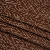Geometric Recycled Polyester and Cotton Drapery Jacquard - Paprika - British Imported