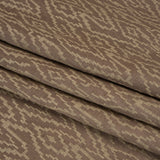 Geometric Recycled Polyester and Cotton Drapery Jacquard - Rosewood - British Imported