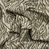 Geometric Recycled Polyester and Cotton Drapery Jacquard - Spruce - British Imported
