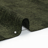 Abstract Textures Recycled Polyester and Cotton Drapery Jacquard - Emerald - British Imported