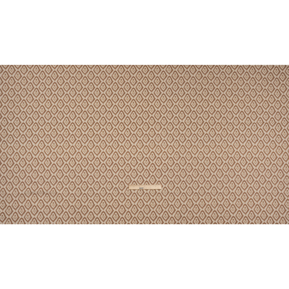 Brushed Cotton and Linen Canvas Print - Sienna Framed Floral - British Imported
