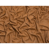 Linen Look Recycled Polyester and Cotton Woven - Copper - British Imported