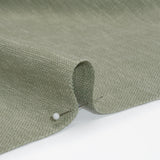 Linen Look Recycled Polyester and Cotton Woven - Eucalyptus - British Imported