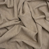 Linen Look Recycled Polyester and Cotton Woven - Fawn - British Imported