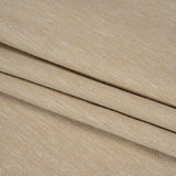 Linen Look Recycled Polyester and Cotton Woven - Flax - British Imported