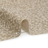 Brushed Cotton and Linen Canvas - Jute Little Vines - British Imported