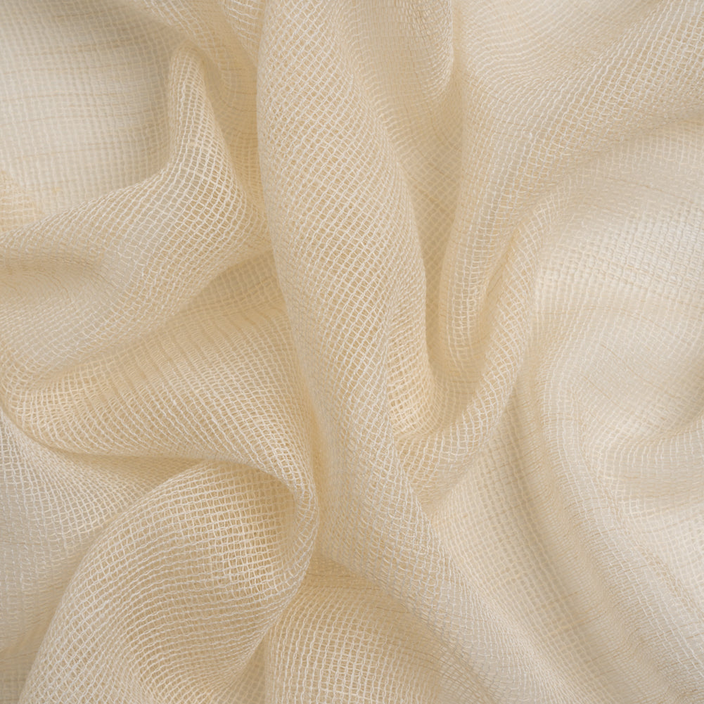 Mesh Drapery Sheers Fabric 118" - Linen - British Imported