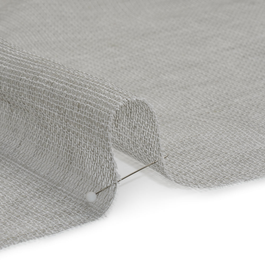 Mesh Drapery Sheers Fabric 118" - Pebble - British Imported