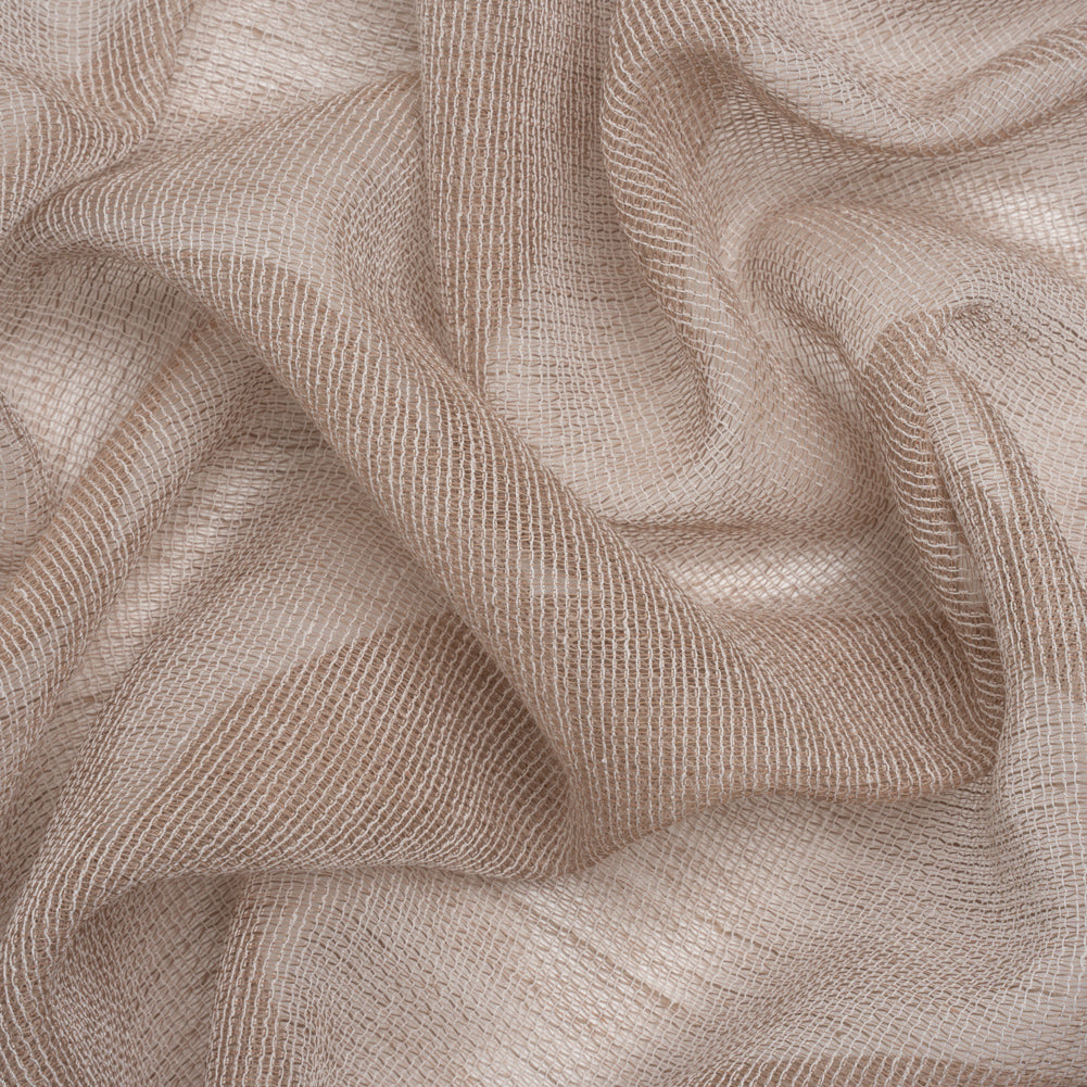 Mesh Drapery Sheers Fabric 118" - Quartz - British Imported