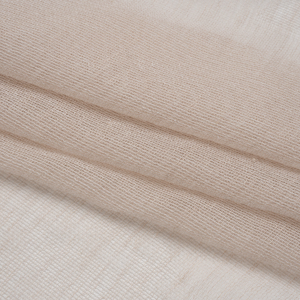 Mesh Drapery Sheers Fabric 118" - Shell - British Imported
