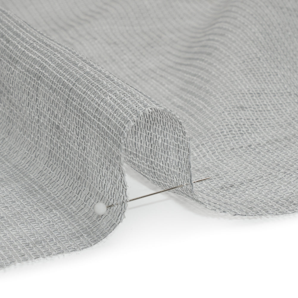 Mesh Drapery Sheers Fabric 118" - Slate - British Imported