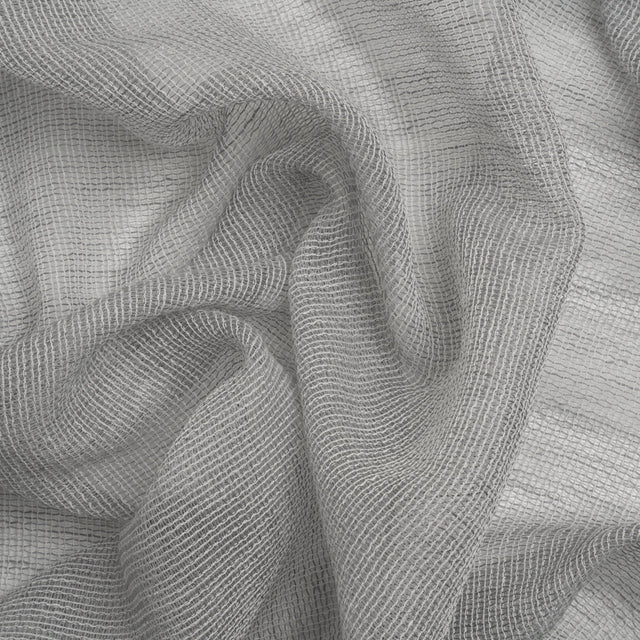 Mesh Drapery Sheers Fabric 118" - Slate - British Imported