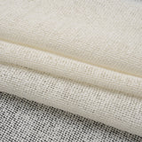Boucle Burlap-Like Sheer Drapery Woven 118" - Ivory - British Imported