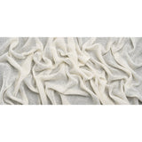 Boucle Burlap-Like Sheer Drapery Woven 118" - Ivory - British Imported