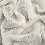 Boucle Burlap-Like Sheer Drapery Woven 118" - Ivory - British Imported