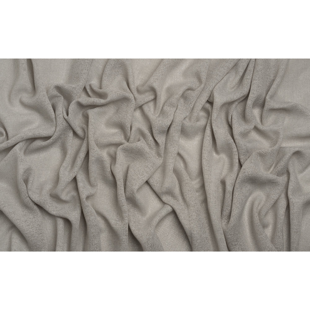 Boucle Burlap-Like Sheer Drapery Woven 118" - Pebble - British Imported