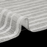 Boucle Striped Drapery Sheer Fabric 118" - Chalk - British Imported