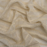 Boucle Striped Drapery Sheer Fabric 118" - Sand - British Imported