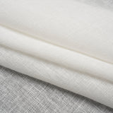 Slubbed Gauzy Drapery Sheer Fabric 118" - Chalk - British Imported