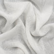 Slubbed Gauzy Drapery Sheer Fabric 118" - Chalk - British Imported